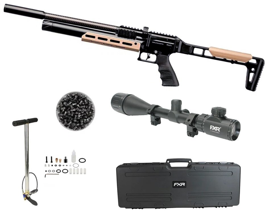 Carabina PCP Artemis AP900 Explorer 5,5mm - Artemis + Luneta 6-24x50 + Bomba + Case + Chumbo