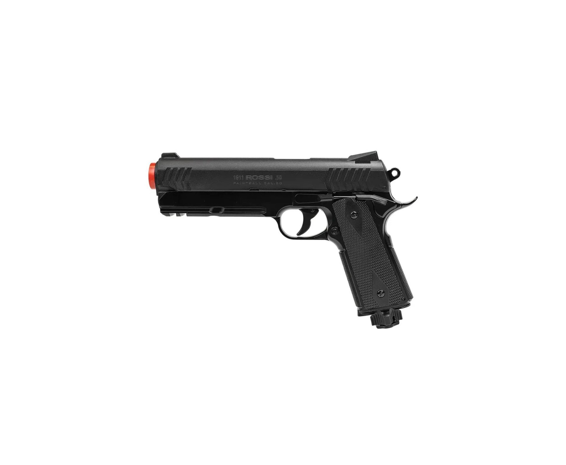 Pistola de Pressão Rossi 1911 CO2 .50 Home Defense Paintball + Co2 + Esferas de Alumínio + Case + Alvos + Laser + Kamuff
