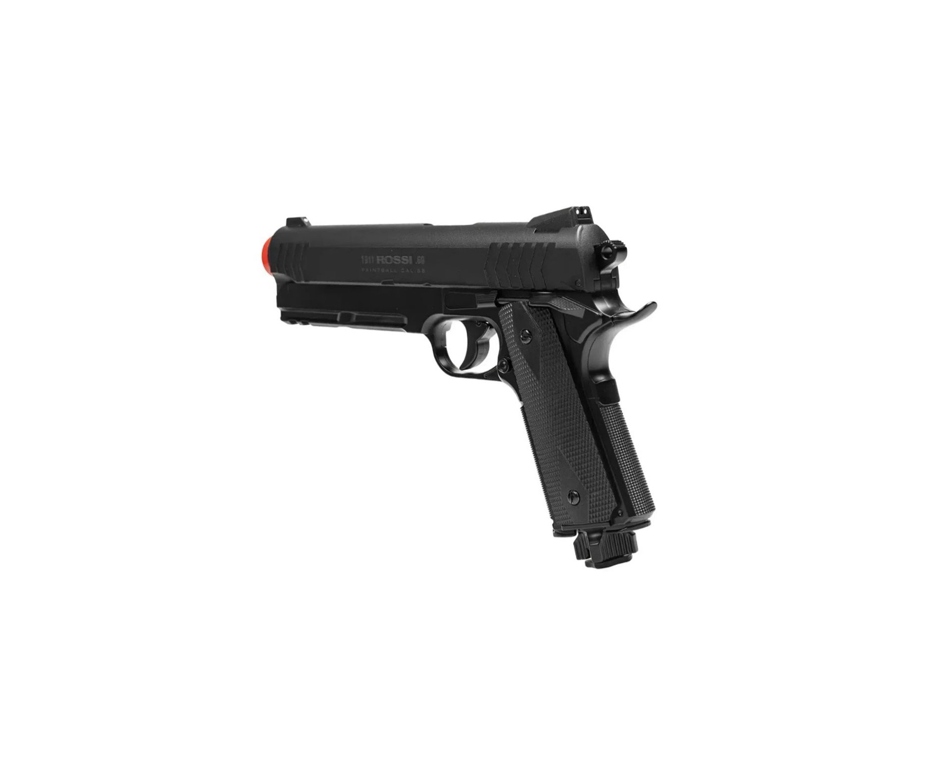 Pistola de Pressão Rossi 1911 CO2 .68 Home Defense Paintball + Co2 + Esferas de Borracha + Case + Alvos