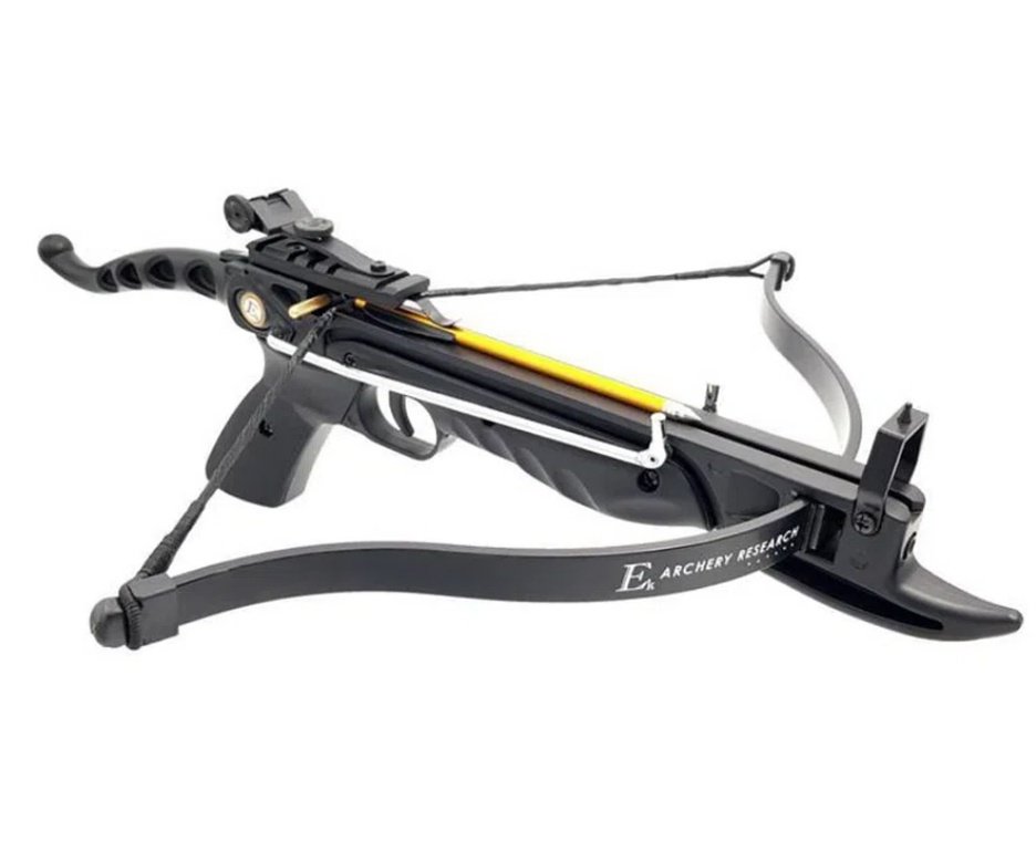Besta / Balestra 80 libras Cobra De Luxe - EK Archery + Kit 12 Setas De Alumínio + Alvos