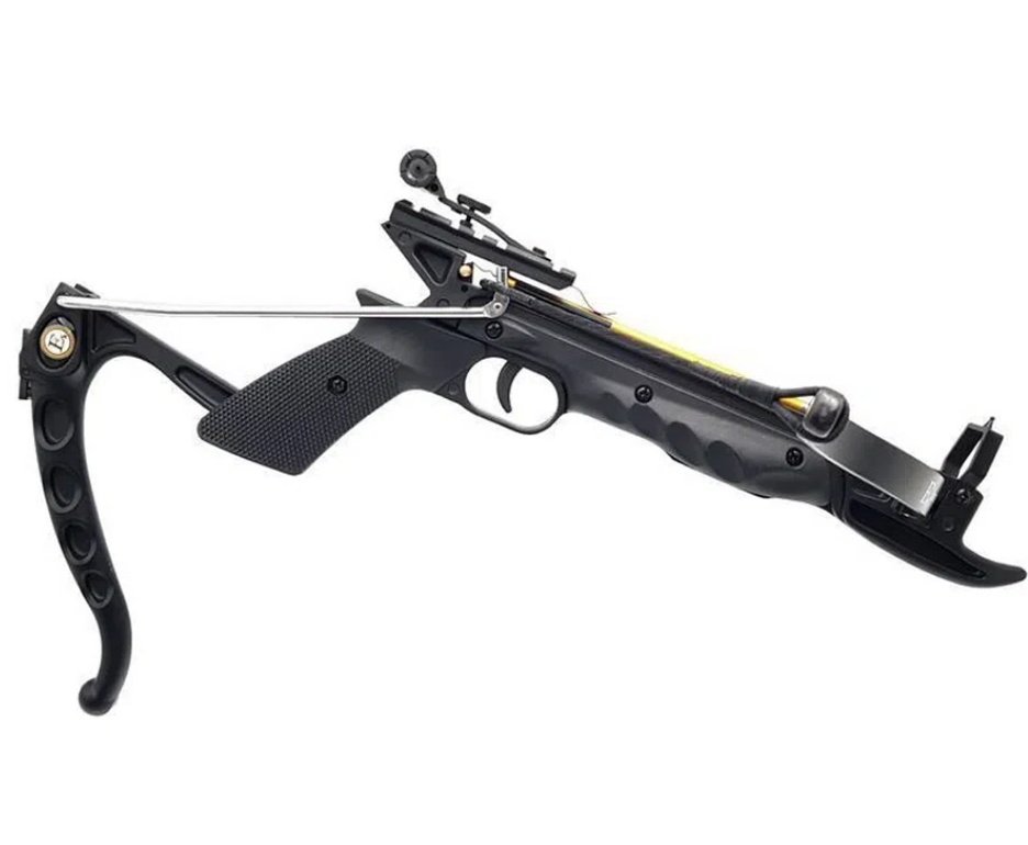 Besta / Balestra 80 libras Cobra De Luxe - EK Archery + Kit 12 Setas De Alumínio + Alvos