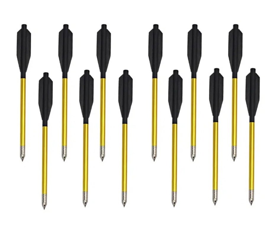 Besta / Balestra 80 libras Cobra De Luxe - EK Archery + Kit 12 Setas De Alumínio + Alvos
