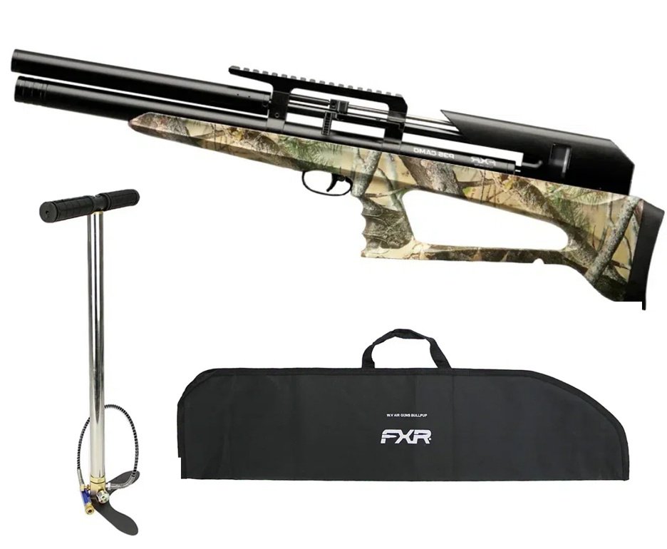 Carabina Pressão PCP P35 CAMO Artemis Bull PUP 5.5 + Bomba + Capa