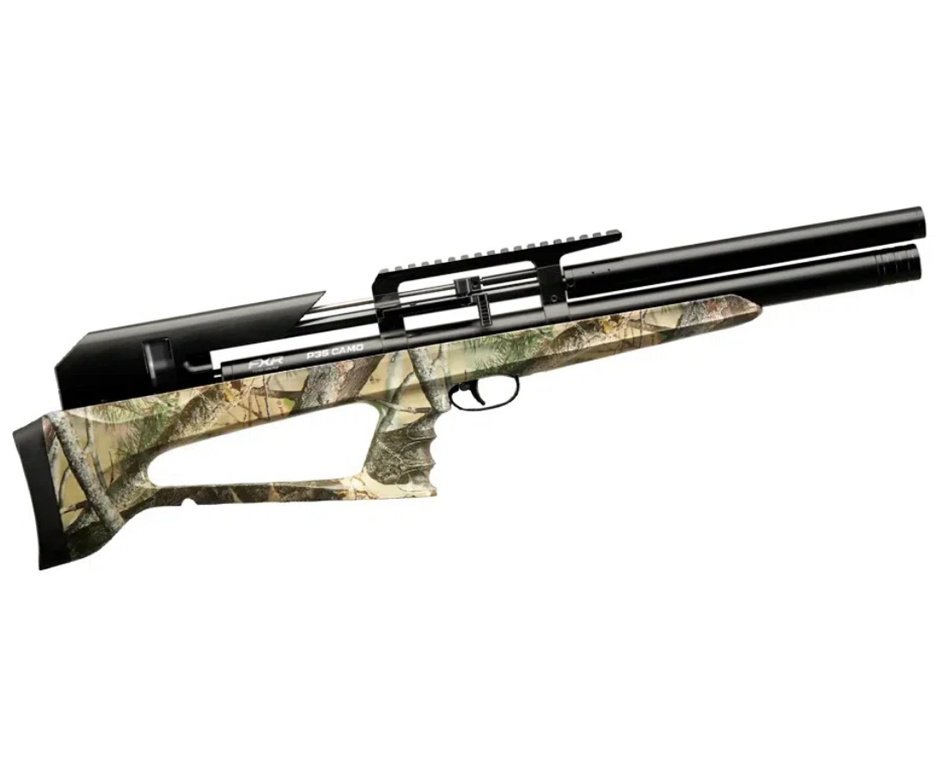 Carabina Pressão PCP P35 CAMO Artemis Bull PUP 5.5 + Bomba + Luneta 4x32