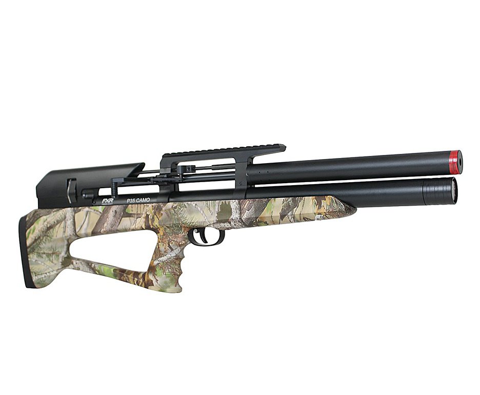 Carabina Pressão PCP P35 CAMO Artemis Bull PUP 5.5 + Bomba + Capa + Luneta 4x32 + Chumbos