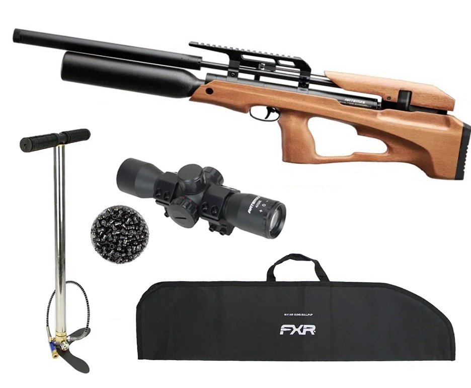 Carabina de Pressão PCP P35X-B Evolution HC 5,5mm Artemis - FXR + Bomba + Capa + Luneta 4x32 + Chumbos