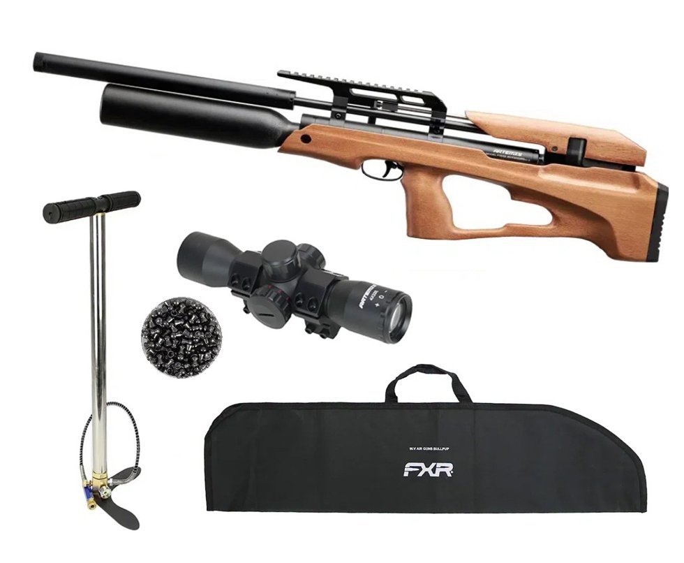 Carabina de Pressão PCP P35X-B Evolution HC 5,5mm Artemis - FXR + Bomba + Capa + Luneta 4x32 + Chumbos