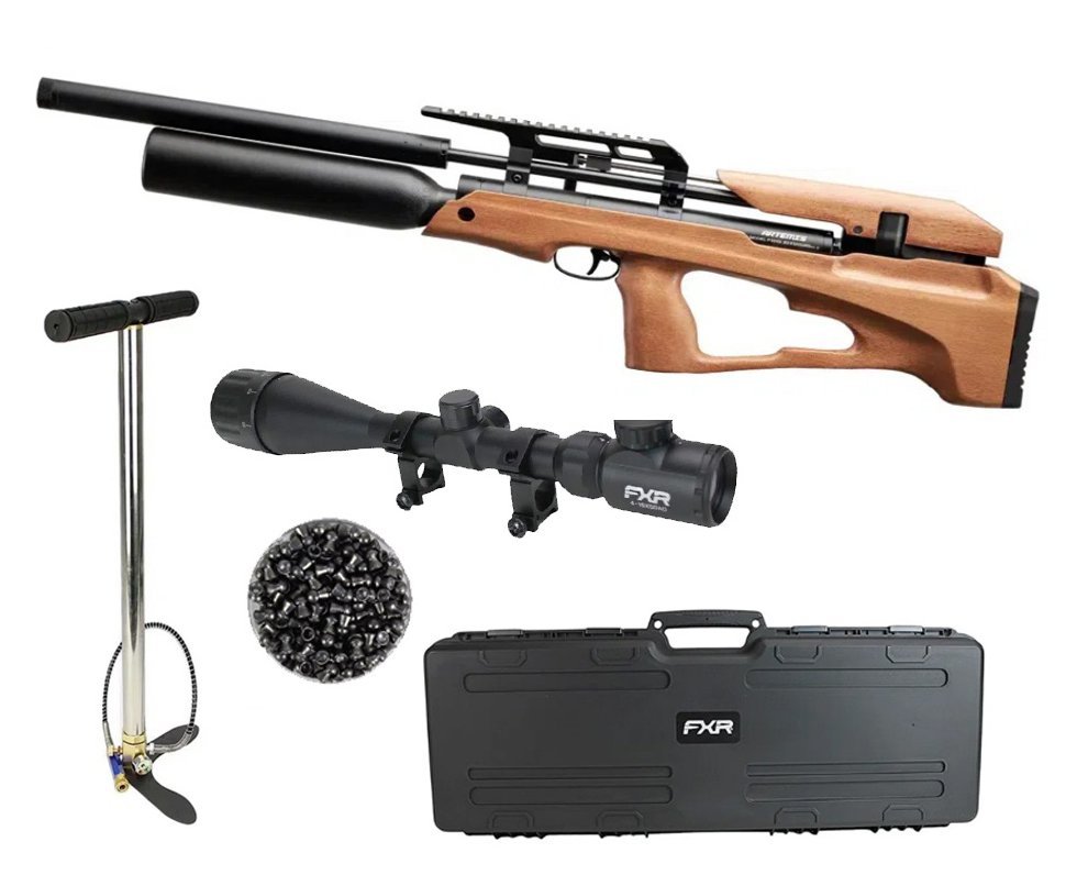 Carabina de Pressão PCP P35X-B Evolution HC 5,5mm Artemis - FXR + Bomba + Case + Luneta 4-16x50 + Chumbos