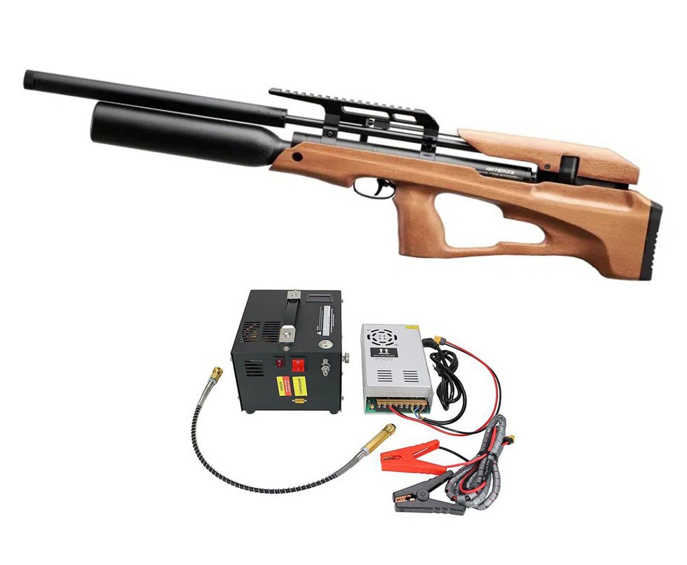 Carabina de Pressão PCP P35X-B Evolution HC 5,5mm Artemis - FXR + Compressor Portátil Trivolt Compact