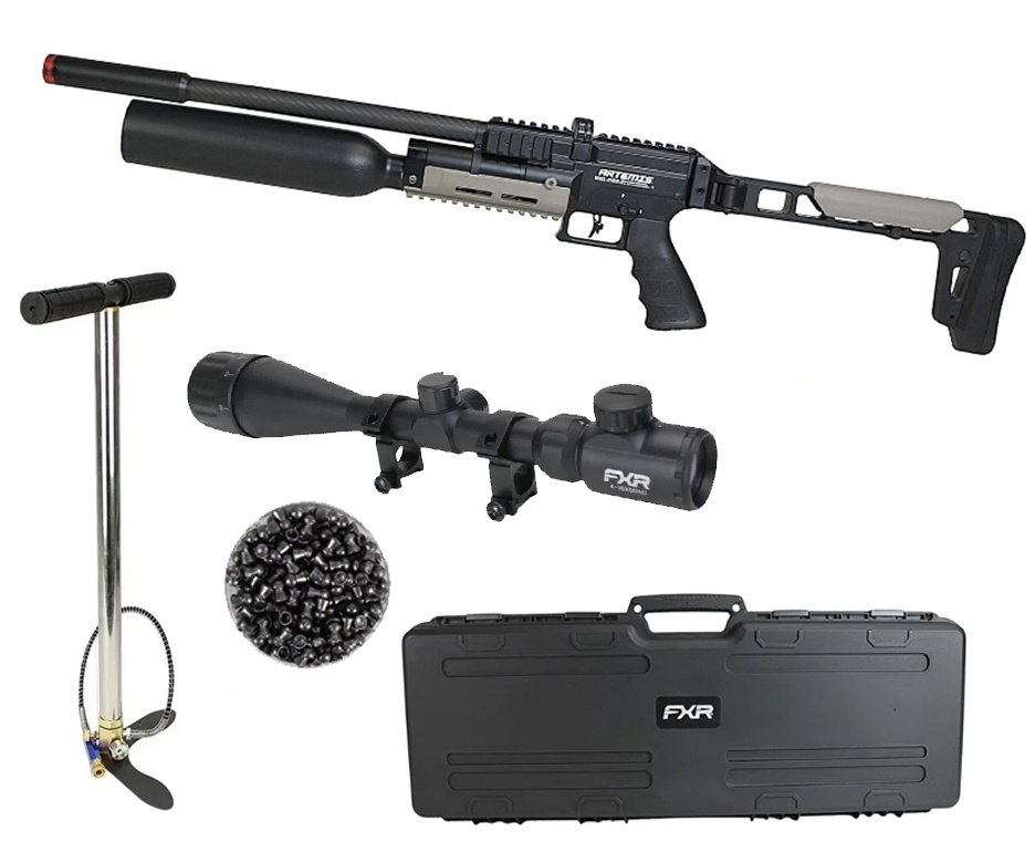 Carabina PCP Artemis AP900B HC Explorer 5,5mm - Artemis + Case + Bomba + Luneta 6-24x50 + Chumbos