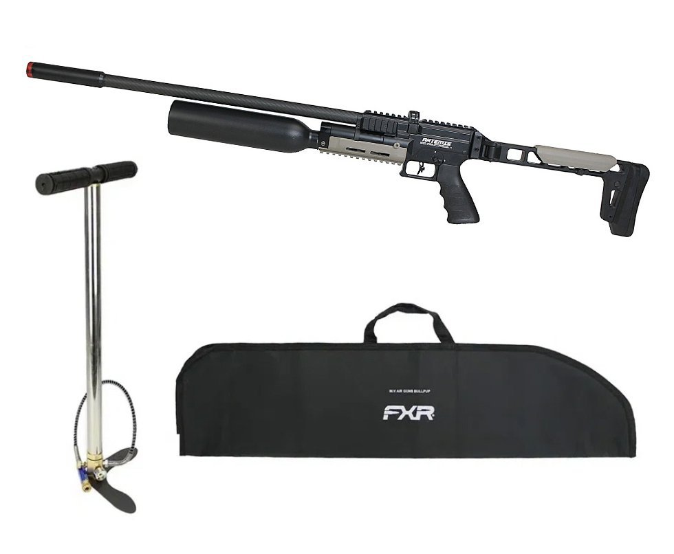 Carabina PCP Artemis AP1000B HC Nomad 5,5mm - FXR Artemis + Bomba + Capa