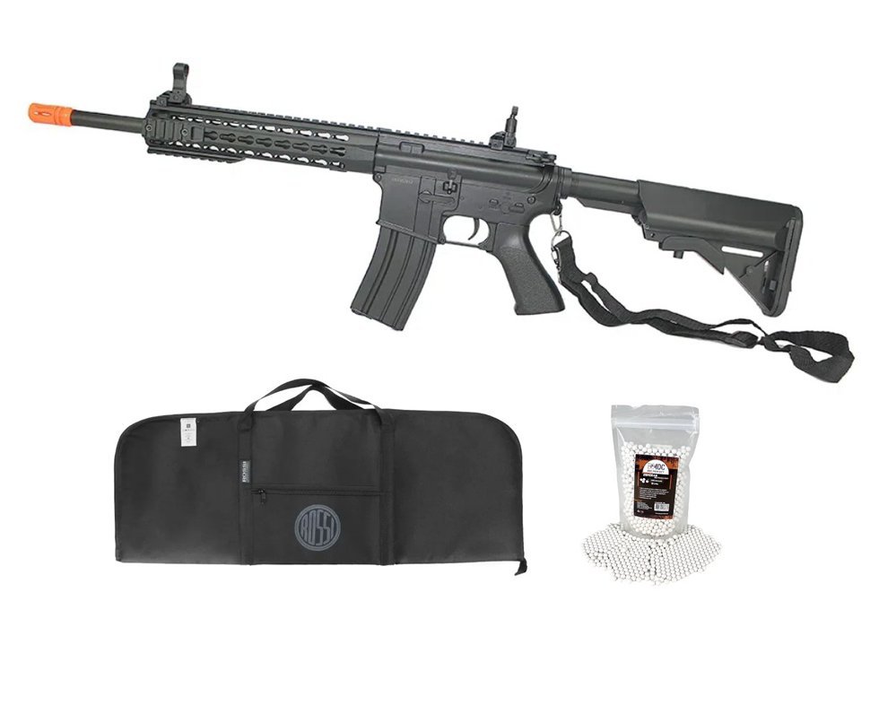 Rifle De Airsoft M4a1 Ris Black Cal 6mm - Cm515 - Cyma + Capa + BBS