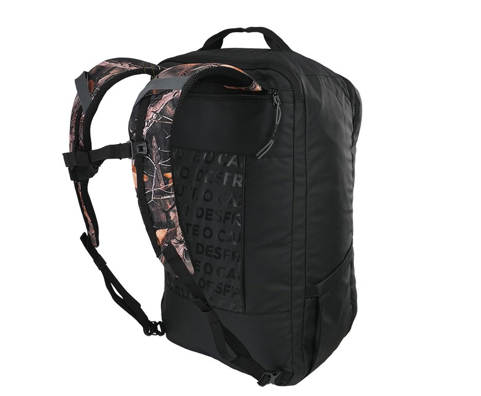 Mochila de Viagem NTK Legendários Evoque 40L Laminação PU 600D Poliéster - Preto
