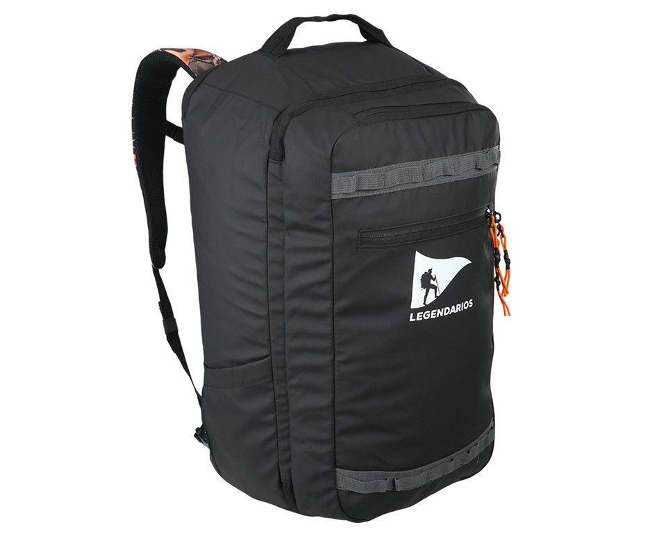 Mochila de Viagem NTK Legendários Evoque 40L Laminação PU 600D Poliéster - Preto