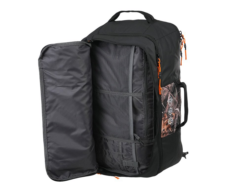 Mochila de Viagem NTK Legendários Evoque 40L Laminação PU 600D Poliéster - Preto