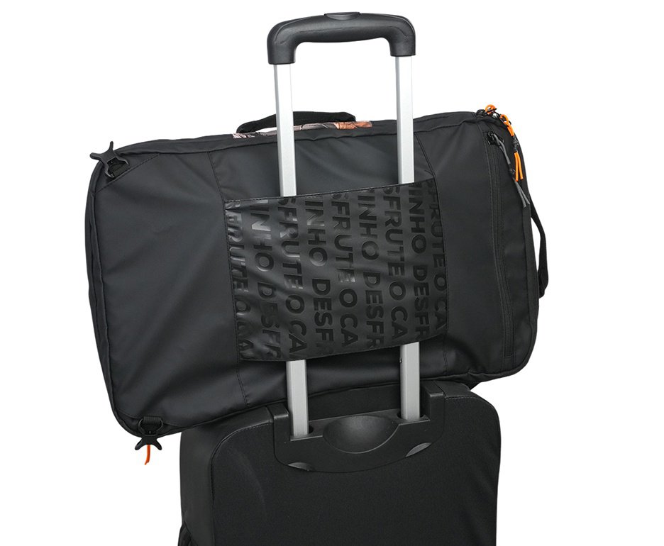 Mochila de Viagem NTK Legendários Evoque 40L Laminação PU 600D Poliéster - Preto