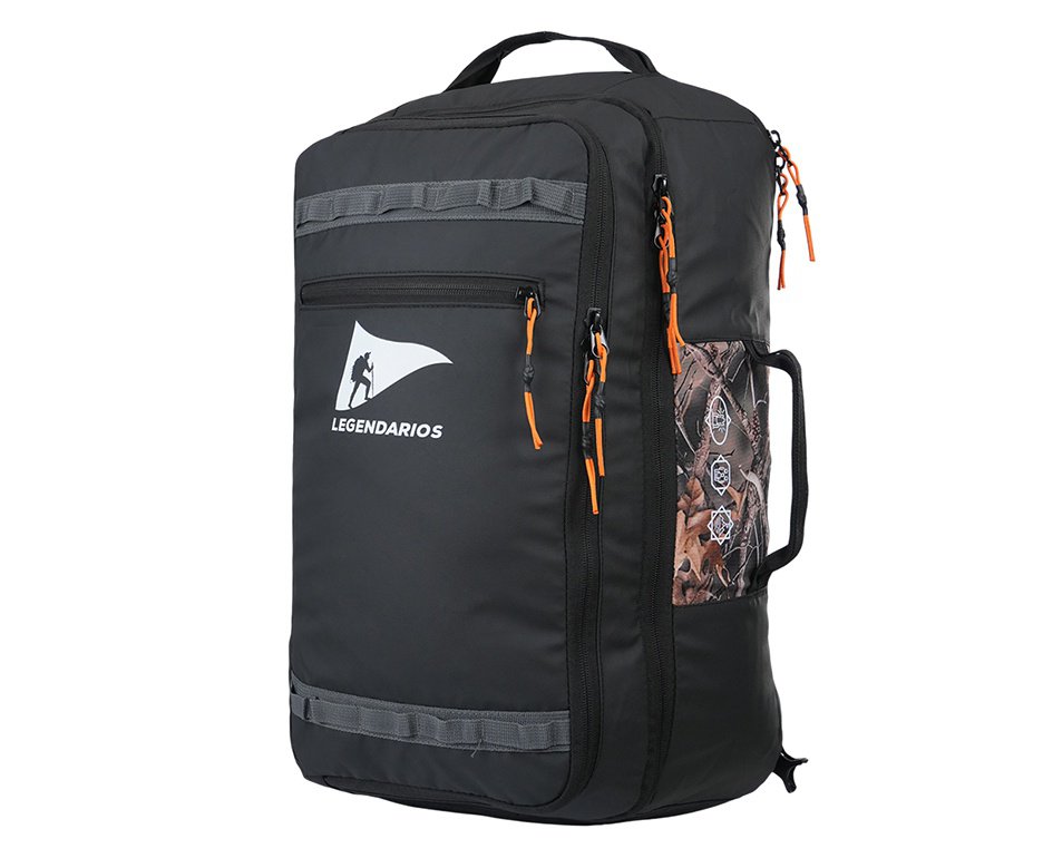Mochila de Viagem NTK Legendários Evoque 40L Laminação PU 600D Poliéster - Preto