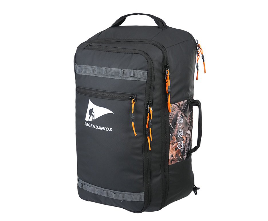 Mochila de Viagem NTK Legendários Evoque 40L Laminação PU 600D Poliéster - Preto