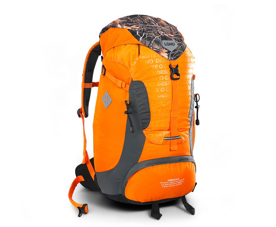 Mochila NTK Guara Legendários 50L - Laranja