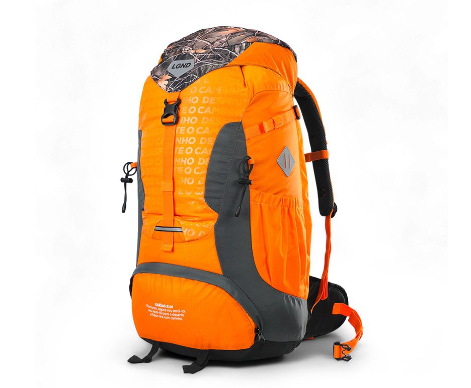 Mochila NTK Guara Legendários 50L - Laranja