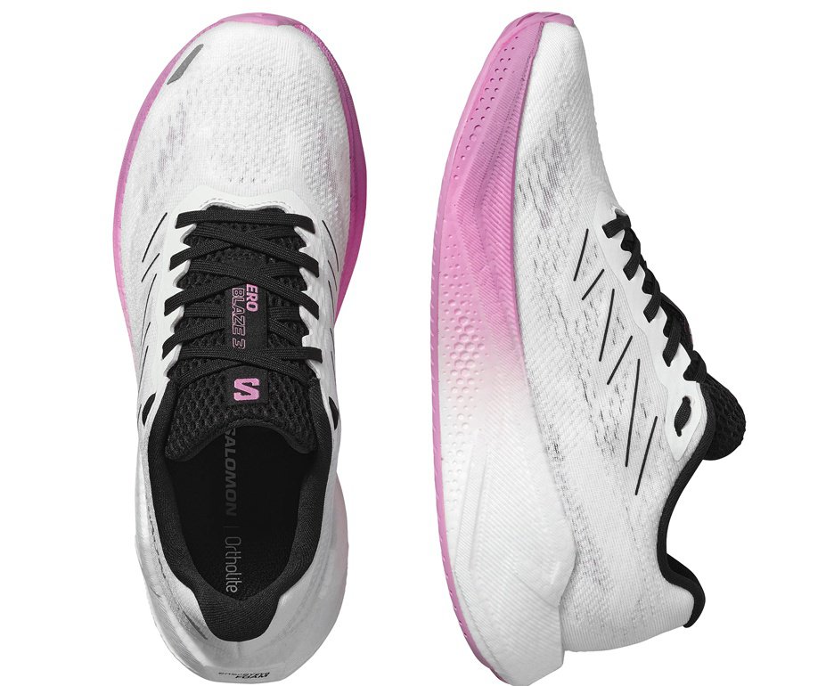Tenis Salomon Aero Blaze 3 Feminino - White/Black/Cyclamen