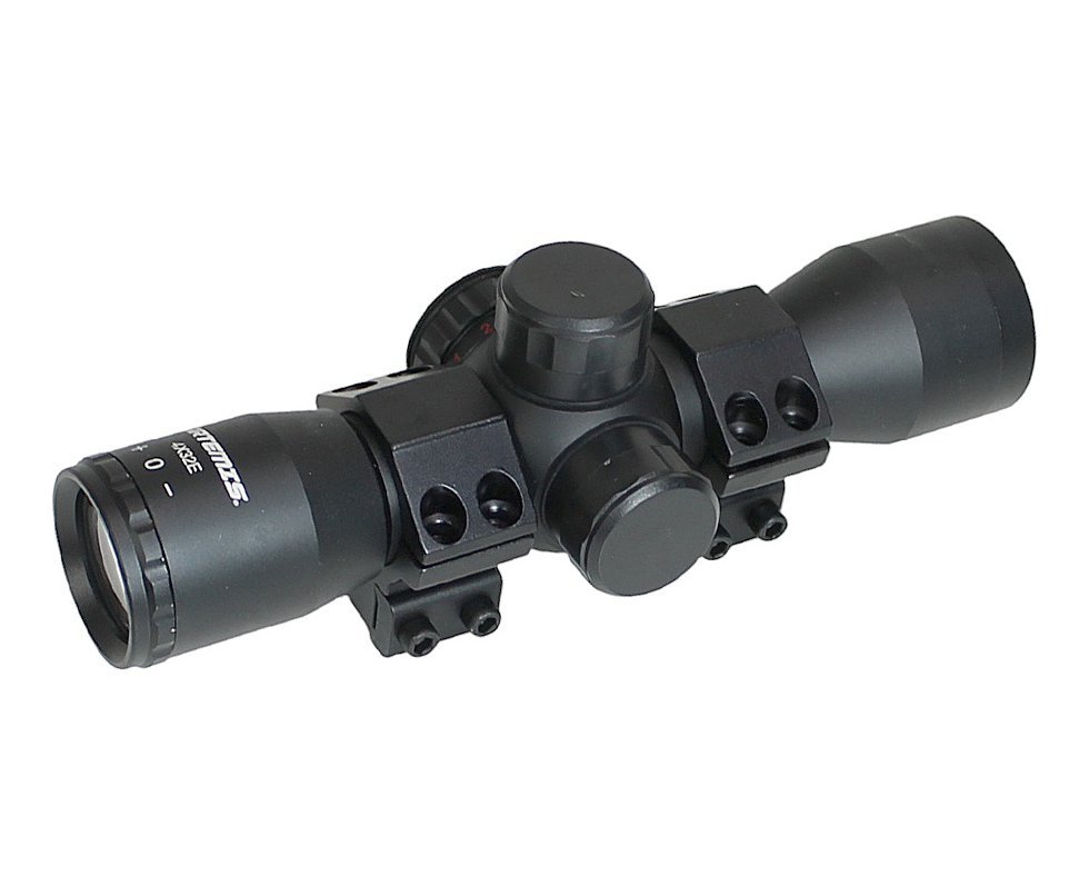 Luneta Artemis 4X32E 22mm lente em Vidro  SFP - FXR Artemis