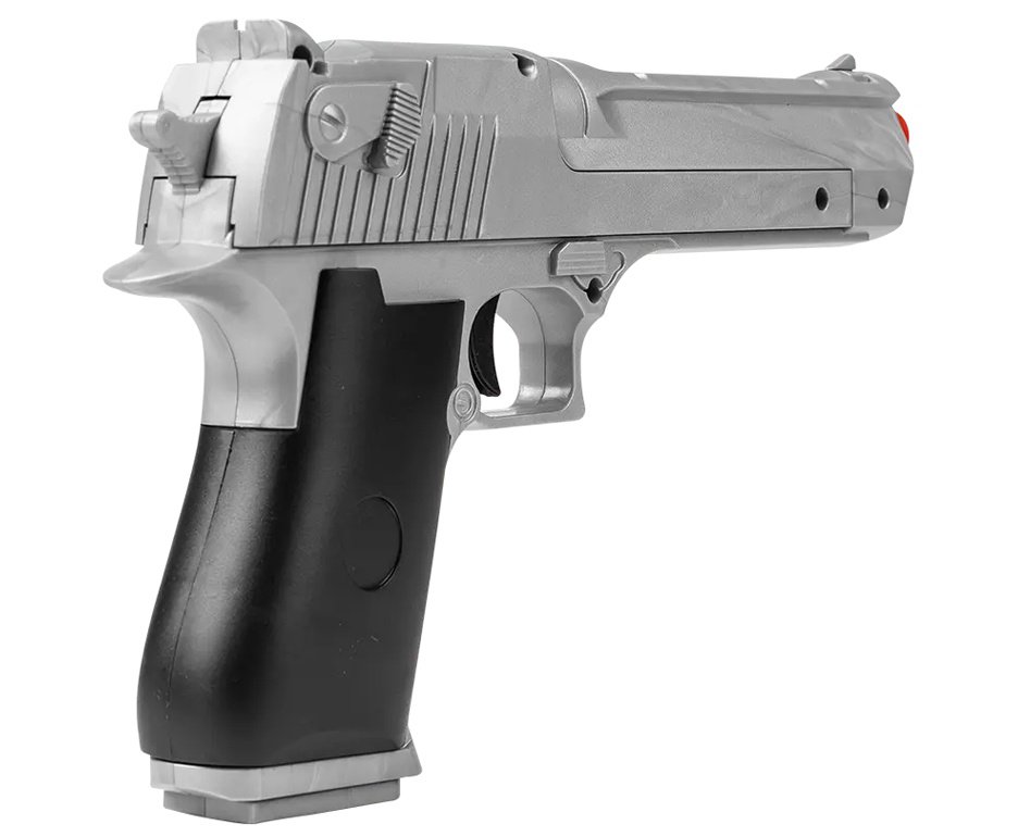 Artefato de Airsoft VG Desert Eagle Silver V30 Mola 6,0mm Rossi