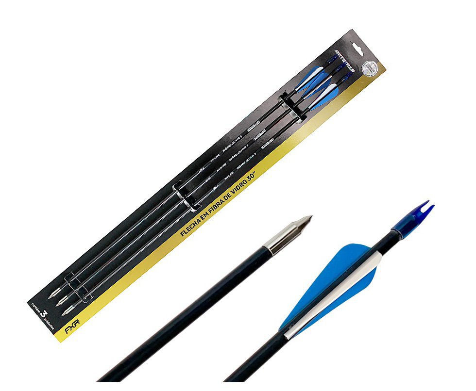 Flecha/Seta Artemis de Fibra de Vidro 30"