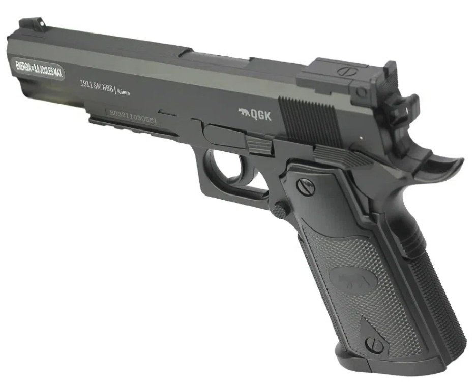 OUTLET - Artefato de Pressão CO2 Colt 1911 Nbb 4,5mm QGK