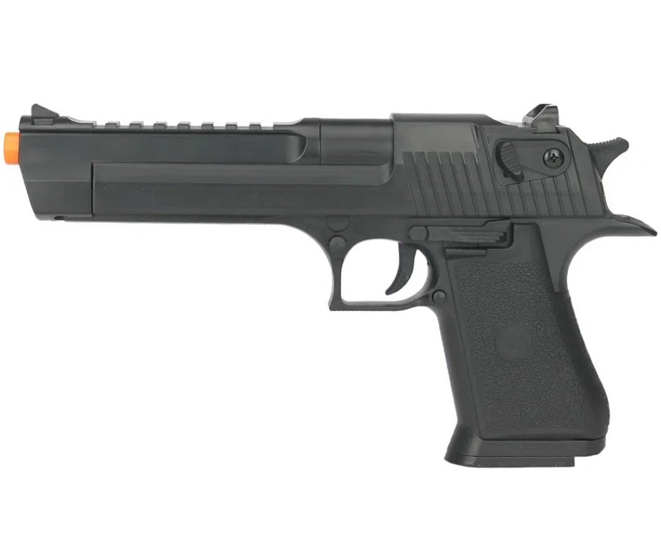 OL - Artefato de Airsoft String Desert Eagle BK 6mm QGK