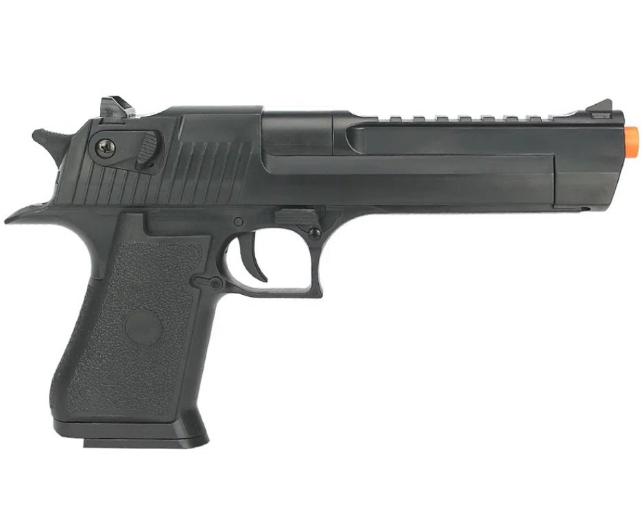 OL - Artefato de Airsoft String Desert Eagle BK 6mm QGK