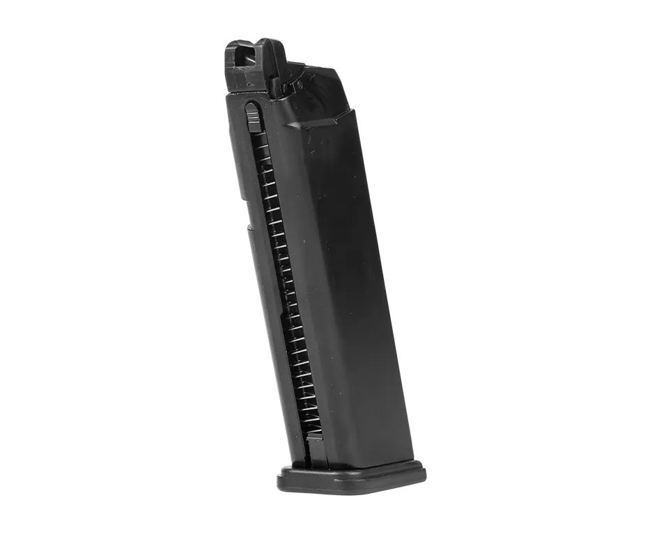 Pistola de Airsoft Green Gas V17 Tan Blowback 6mm - Rossi + GBB + BBS + Case + Alvos + Kamuff + Laser
