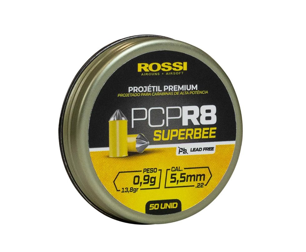 Chumbinho Premium Rossi PCP R8 Superbee 5,5mm 0,90g 13,88gr