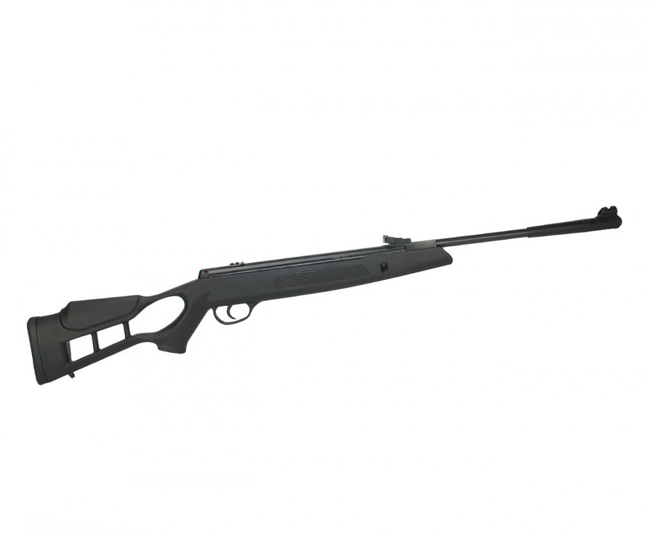 Carabina de Pressão Hatsan Striker Edge 6,35mm Gás Ram 60kg - Rossi + Capa + Luneta 4x32 + Chumbo + Alvos + Bipé + Kamuff + Desengripante / Anticorrosivo