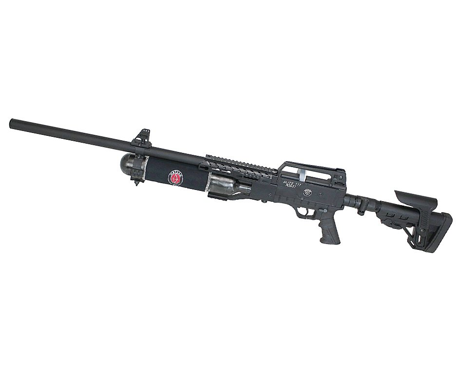 Carabina de Pressão PCP Hatsan Blitz 777 Full Auto 6.35mm - Hatsan + Luneta 1-7x24  + Chumbos + Alvos + Case + Compressor + Scuba 6,8 L