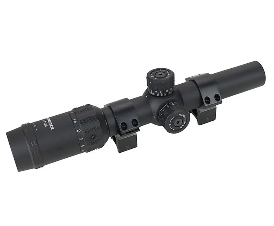 Carabina de Pressão PCP Hatsan Blitz BP Full Auto 6.35mm - Hatsan + Luneta 1-7x24  + Chumbos + Alvos