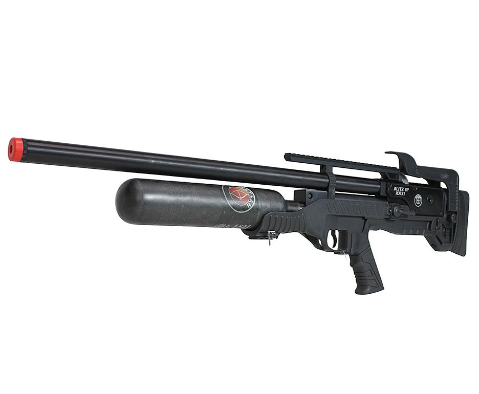 Carabina de Pressão PCP Hatsan Blitz BP Full Auto 6.35mm - Hatsan + Compressor + Scuba 6,8 L