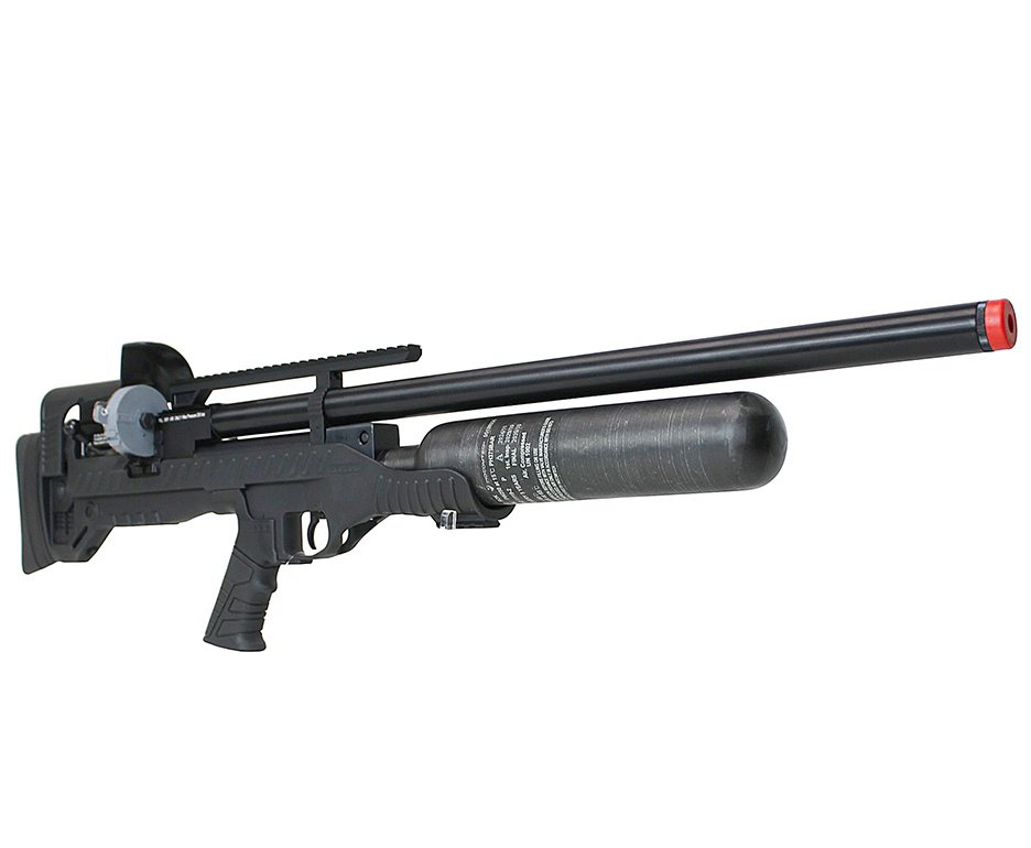 Carabina de Pressão PCP Hatsan Blitz BP Full Auto 6.35mm - Hatsan + Compressor + Scuba 6,8 L