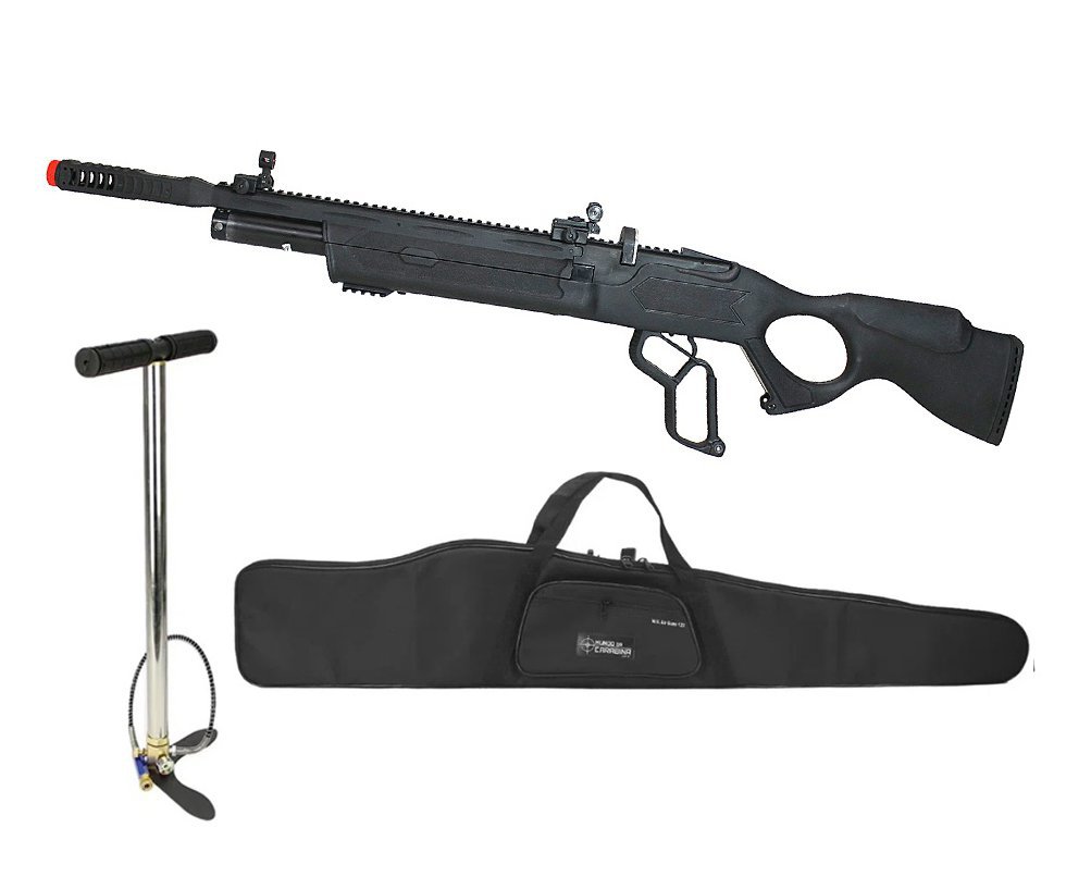 Carabina de Pressão PCP Hatsan Vectis 6.35 + Bomba + Capa