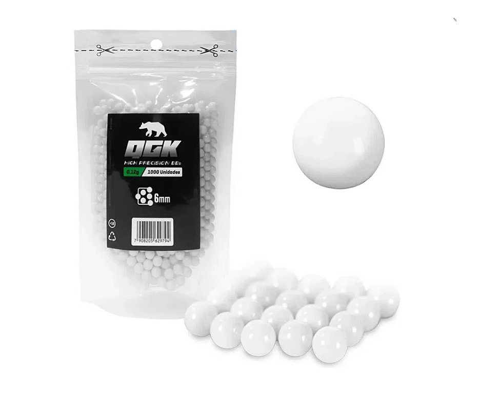 Pistola de Airsoft VG Desert Eagle Silver V30 Mola 6,0mm - Rossi + BBS + Óleo + Capa