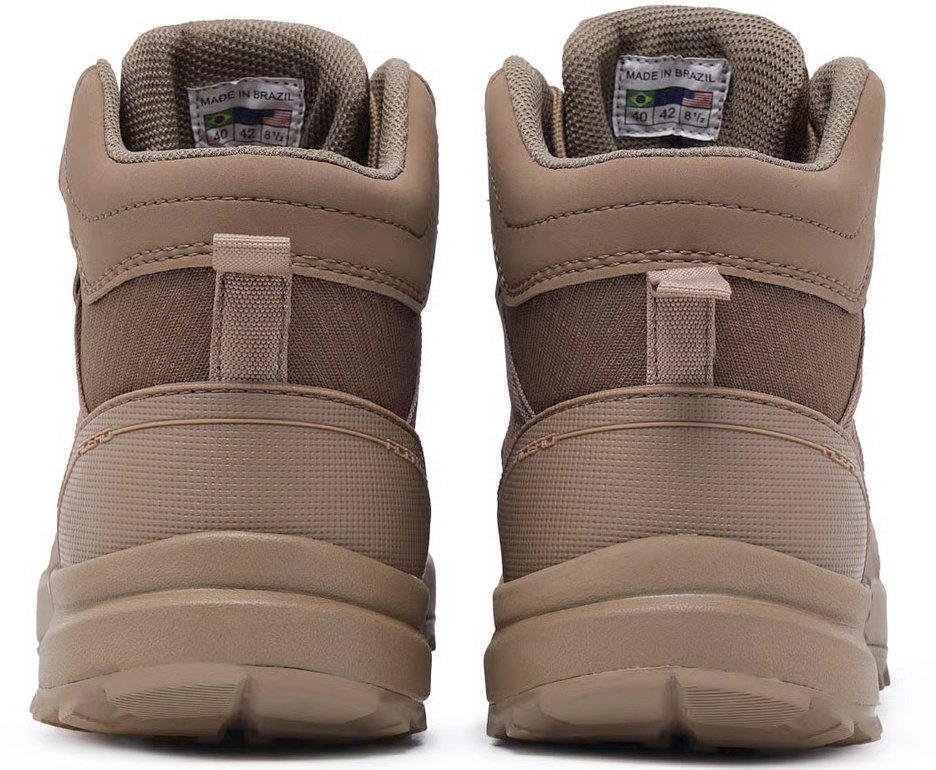 Bota Coturno Militar Acero Ripstop Ponto 45 Coyote