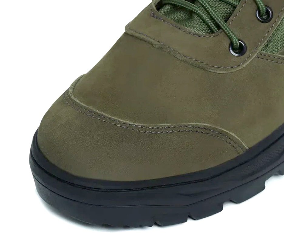 Bota Coturno Acero Selva Nobuck Padrão EB Verde Oliva Zíper