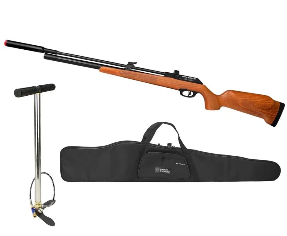 Carabina PCP Artemis PR900W G3 4,5mm - FXR Artemis + Bomba + Capa