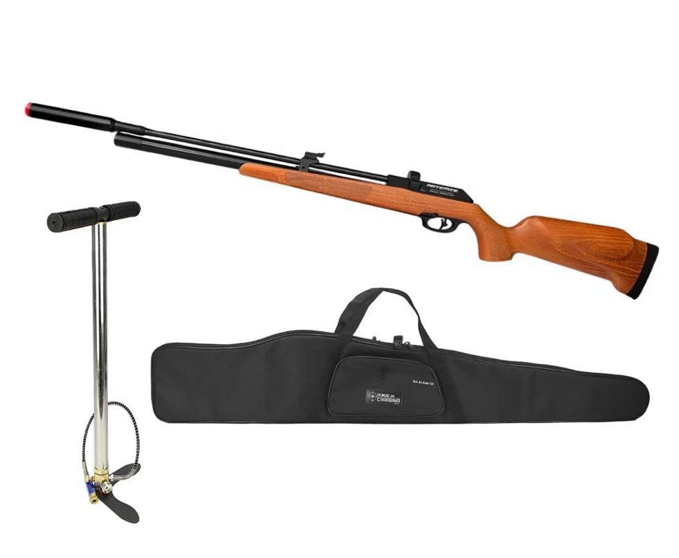 Carabina PCP Artemis PR900W G3 4,5mm - FXR Artemis + Bomba + Capa