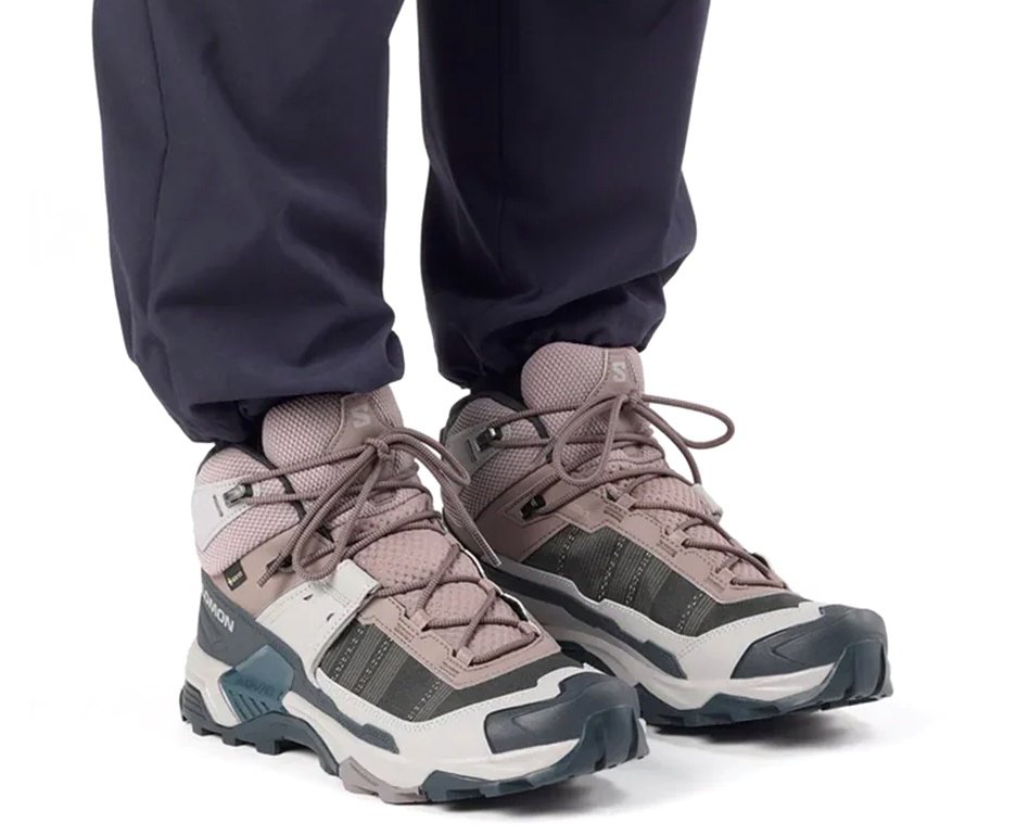 Bota Salomon Masculina X Ultra 5 Mid GORE-TEX Iron/Dknavy/Gull