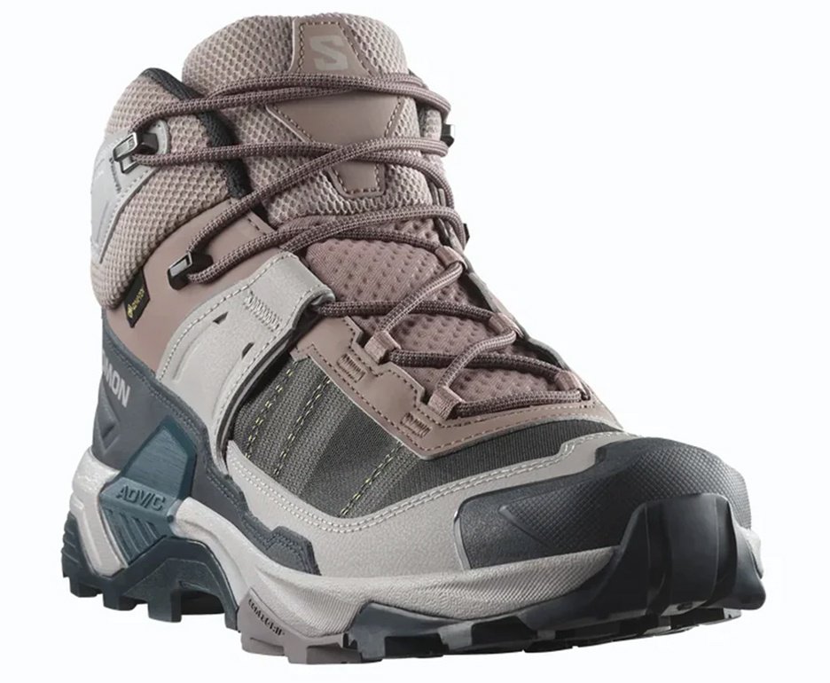 Bota Salomon Masculina X Ultra 5 Mid GORE-TEX Iron/Dknavy/Gull