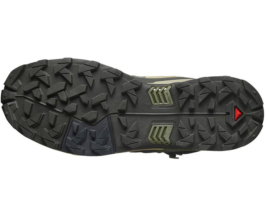 Bota Salomon Masculina X Ultra 5 Mid GORE-TEX Peat/Gray Green