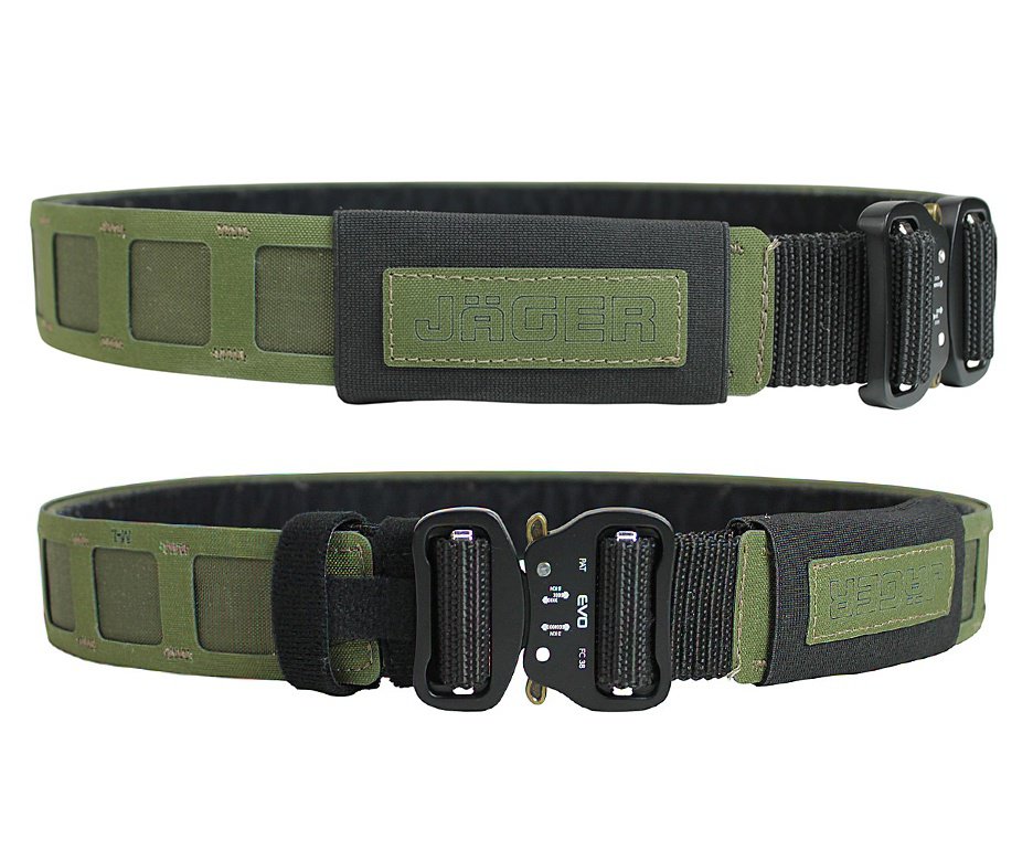 Cinto Evo Tactical Jager Outer Belt 2.0 Tático Militar M-G 112cm - Verde