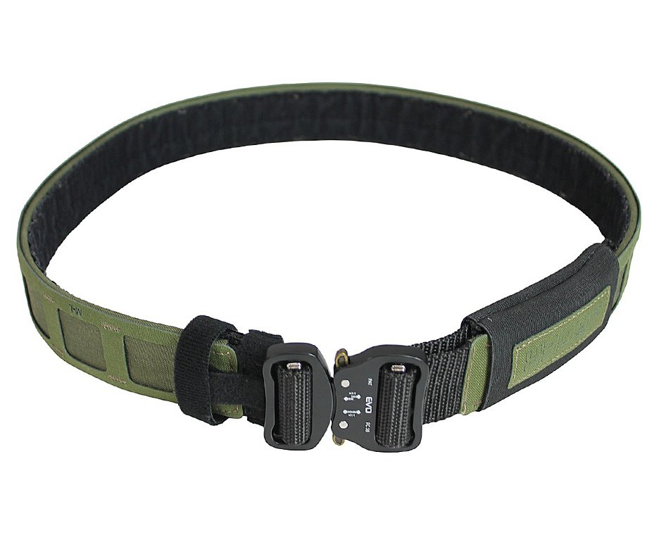 Cinto Evo Tactical Jager Outer Belt 2.0 Tático Militar M-G 112cm - Verde