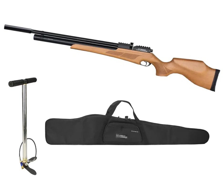 Carabina de Pressão Artemis PCP M16 Specter 5.5mm FXR + Bomba + Capa